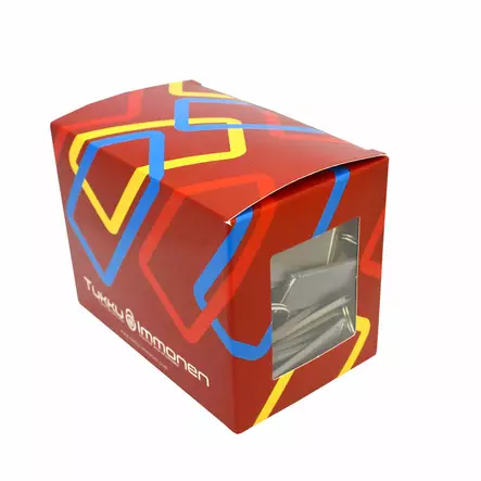 Harmaa avaimenper=C3=A4 100 kpl. - Avaimenperät - 102030 - 1