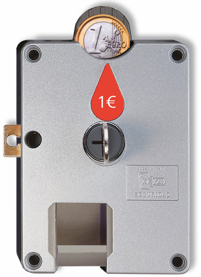 Kolikkolukko Elegance R (oikea) - Mekaaniset kalustelukot - 203070 - 1