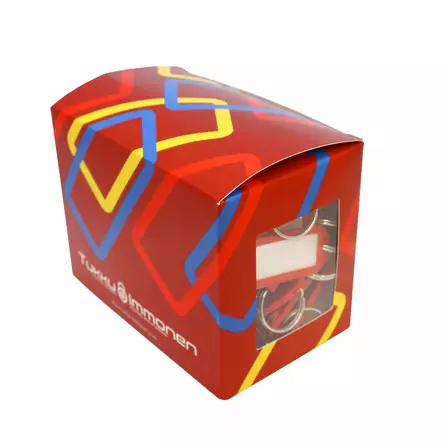 Punainen avaimenper=C3=A4 100 kpl. - Avaimenperät - 102028 - 1